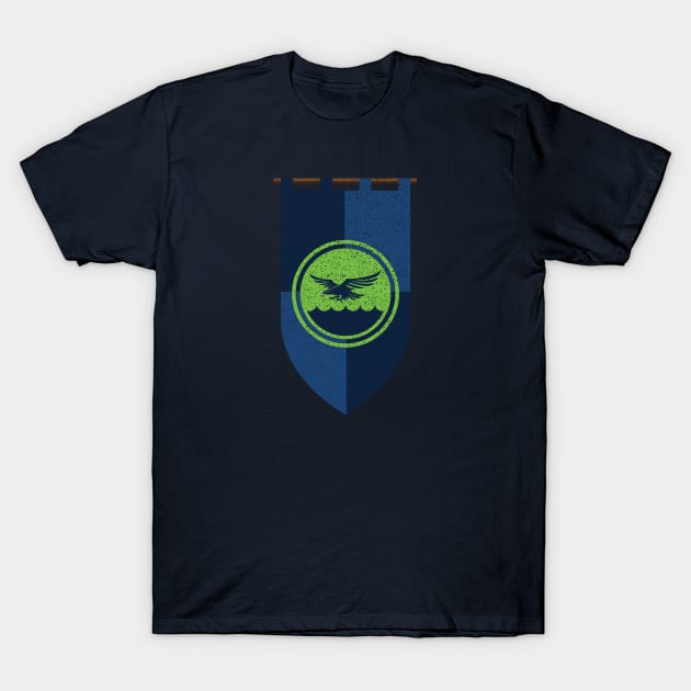 House of Seattle Banner T-Shirt by SteveOdesignz